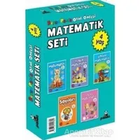 Okul Öncesi 4 Yaş Matematik Seti (5 Kitap) - Afife Çoruk - Beyaz Panda Yayınları