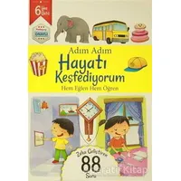 Adım Adım Hayatı Keşfediyorum 6 Yaş - Zeka Geliştiren 88 Soru - Kolektif - Revzen Kitap