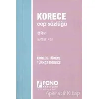 Korece Türkçe - Türkçe Korece Cep Sözlüğü - Mehmet Ölçer - Fono Yayınları