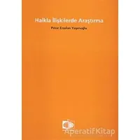 Halkla İlişkilerde Araştırma - Pınar Eraslan Yayınoğlu - Birsen Yayınevi