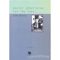 Devlet Yönetimine Katılma Hakkı - Cem Eroğul - İmge Kitabevi Yayınları