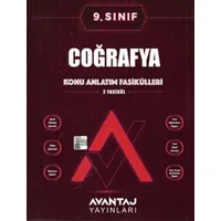 Avantaj 9. Sınıf Coğrafya Konu Anlatım Fasikülleri 2024 öncesi müfredat