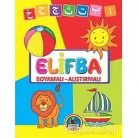 Elifba Boyamalı - Alıştırmalı - Kolektif - Karatay Çocuk