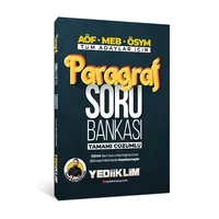 Yediiklim 2022 AÖF MEB ÖSYM Tüm Adaylar İçin Paragraf Tamamı Çözümlü Soru Bankası