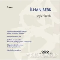 Şeyler Kitabı - İlhan Berk - Yapı Kredi Yayınları