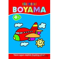 Eğlenceli Boyama 2 - 4 Yaş Üstü 4lü Pastel Boya Hediyeli - Muhammet Cüneyt Özcan - Parıltı Yayınları