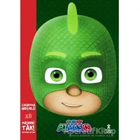 Maskeni Tak - Pjmasks Kertenkele Çocuk Boyama Kitabı - Kolektif - Doğan Çocuk