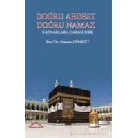 Doğru Abdest Doğru Namaz - Osman Zümrüt - Kırmızı Çatı Yayınları