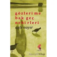 Gözlerime Bak Geç Nehirleri - Aziz Nayır - Klaros Yayınları