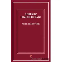 Adressiz Sözler Durağı - Mete Demirtürk - Klaros Yayınları