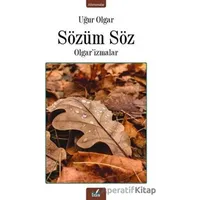 Sözüm Söz - Olgarizmalar - Uğur Olgar - İzan Yayıncılık