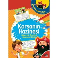 Korsanın Hazinesi - Hikayeli Örnekli Boyama Kitabı - Kolektif - Halk Kitabevi