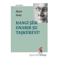 Hangi Şiir Onarır Şu Taşküreyi? - İlyas Tunç - Klaros Yayınları