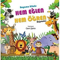 Hem Eğlen Hem Öğren - Hayvanlar - Cem Şahin - Kitap Müptelası Yayınları