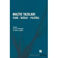 Maliye Yazıları - Kolektif - Gazi Kitabevi