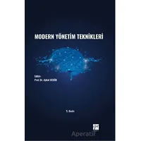 Modern Yönetim Teknikleri - Aykut Bedük - Gazi Kitabevi