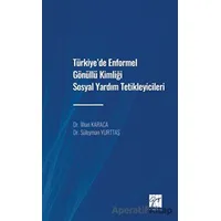 Türkiyede Enformel Gönüllü Kimliği Sosyal Yardım Tetikleyicileri - Kolektif - Gazi Kitabevi