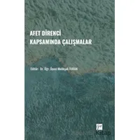 Afet Direnci Kapsamında Çalışmalar - Melikşah Turan - Gazi Kitabevi