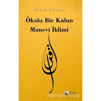 Öksüz Bir Kulun Manevi İklimi - Kadir Özcan - Karina Yayınevi