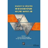 Maliyet ve Yönetim Muhasebesinde Seçme Konular - Kolektif - Gazi Kitabevi