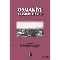 Osmaniye Araştırmaları 2 - Kolektif - Gazi Kitabevi