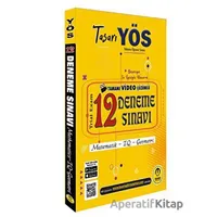Tasarı Yös 12 Video Çözümlü Deneme Sınavı - Özgen Bulut - Tasarı Eğitim Yayınları