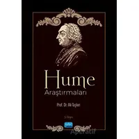 Hume Araştırmaları - Ali Taşkın - Nobel Akademik Yayıncılık