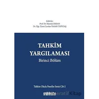 Tahkim Yargılaması Birinci Bölüm - Kolektif - On İki Levha Yayınları
