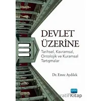 Devlet Üzerine - Emre Aydilek - Nobel Akademik Yayıncılık
