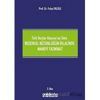 Türk Borçlar Kanununa Göre Bedensel Bütünlüğün İhlalinde Manevi Tazminat