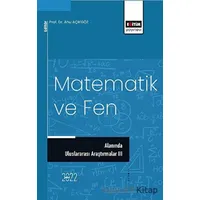 Matematik ve Fen Alanında Uluslararası Araştırmalar III