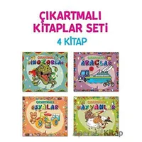 Çıkartmalı Kitaplar Seti (4 Kitap Takım) - Kolektif - Pal Sokağı Yayınları