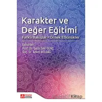Karakter ve Değer Eğitimi - Salih Zeki Genç - Pegem Akademi Yayıncılık