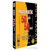 DGS Matematik 50de 50 Net Garanti Soru Bankası - Özgen Bulut - Tasarı Eğitim Yayınları