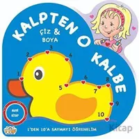 Mavi Kitap - Kalpten Kalbe - Çiz/Boya - Kolektif - 0-6 Yaş Yayınları