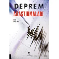 Deprem Araştırmaları - Kolektif - Akademisyen Kitabevi
