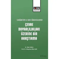 İlköğretim 8. Sınıf Öğrencilerinin Çevre Duyarlılıkları Üzerine Bir Araştırma