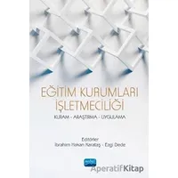Eğitim Kurumları İşletmeciliği - Ezgi Dede - Nobel Akademik Yayıncılık