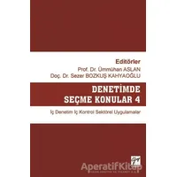 Denetimde Seçme Konular 4 - Sezer Baykuş Kahyaoğlu - Gazi Kitabevi