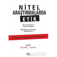 Nitel Araştırmalarda Etik - Kolektif - Anı Yayıncılık