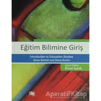 Eğitim Bilimine Giriş - Steve Bartlett - Anı Yayıncılık