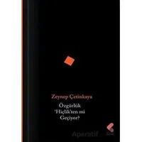Özgürlük Hiçlikten mi Geçiyor? - Zeynep Çetinkaya - Klaros Yayınları