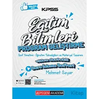 KPSS Eğitim Bilimleri Program Geliştirme Ders İzleme Defteri - Kolektif - Pegem Akademi Yayıncılık