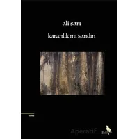 Karanlık Mı Sandın - Ali Sarı - Zuzu Kitap