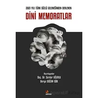 2021 Yılı Türk Sözlü Geleneğinden Derlenen Dini Memoratlar - Serdar Uğurlu - Kriter Yayınları