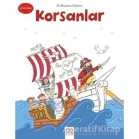 İlk Boyama Kitabım - Korsanlar - Kolektif - 1001 Çiçek Kitaplar