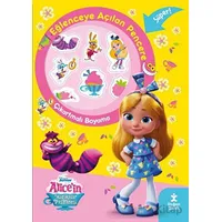 Disney Alice’in Harikalar Pastanesi Eğlenceye Açılan Pencere Çıkartmalı Boyama Kitabı