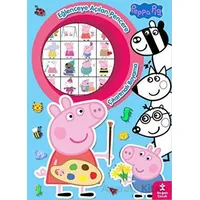 Peppa Pig Eğlenceye Açılan Pencere Çıkartmalı Boyama Kitabı - Kolektif - Doğan Çocuk