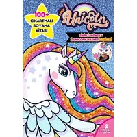 I Love Unicorn 100+ Çıkartma Hediyeli Boyama Kitabı - Kolektif - Doğan Çocuk
