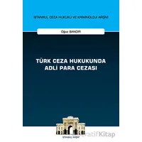Türk Ceza Hukukunda Adli Para Cezası - İstanbul Ceza Hukuku ve Kriminoloji Arşivi Yayın No: 55